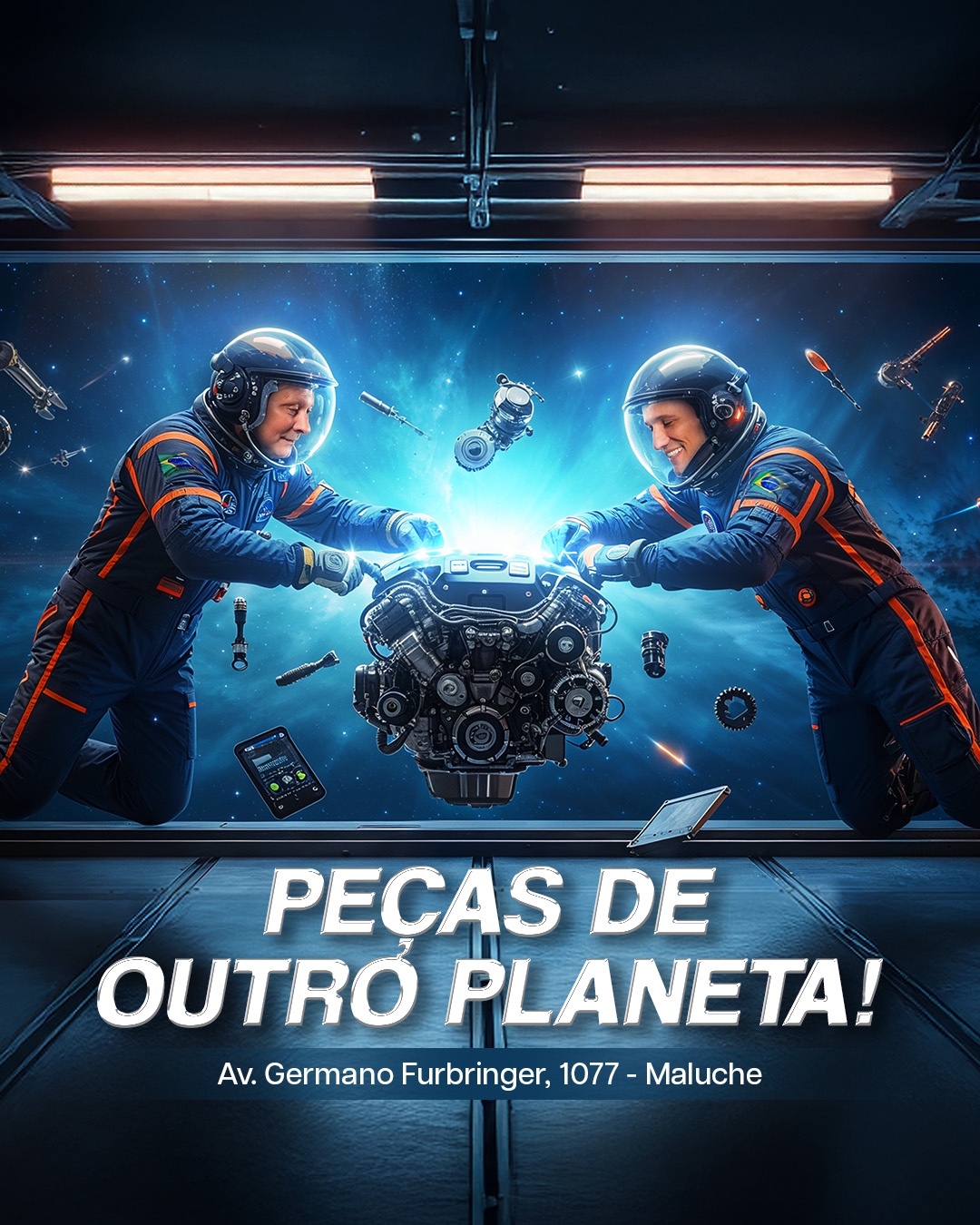 Artes feitas com IA estamparam a Nova Campanha da Zeno 2