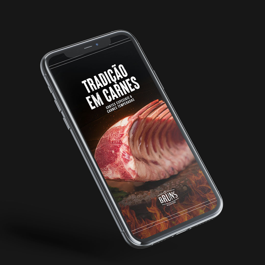 Campanha Tradição em Carnes para Açougue Bruns 3