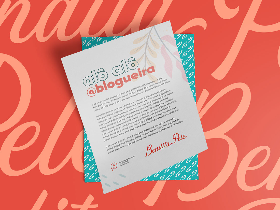 Criação de Logotipo para Bendita Pele 4