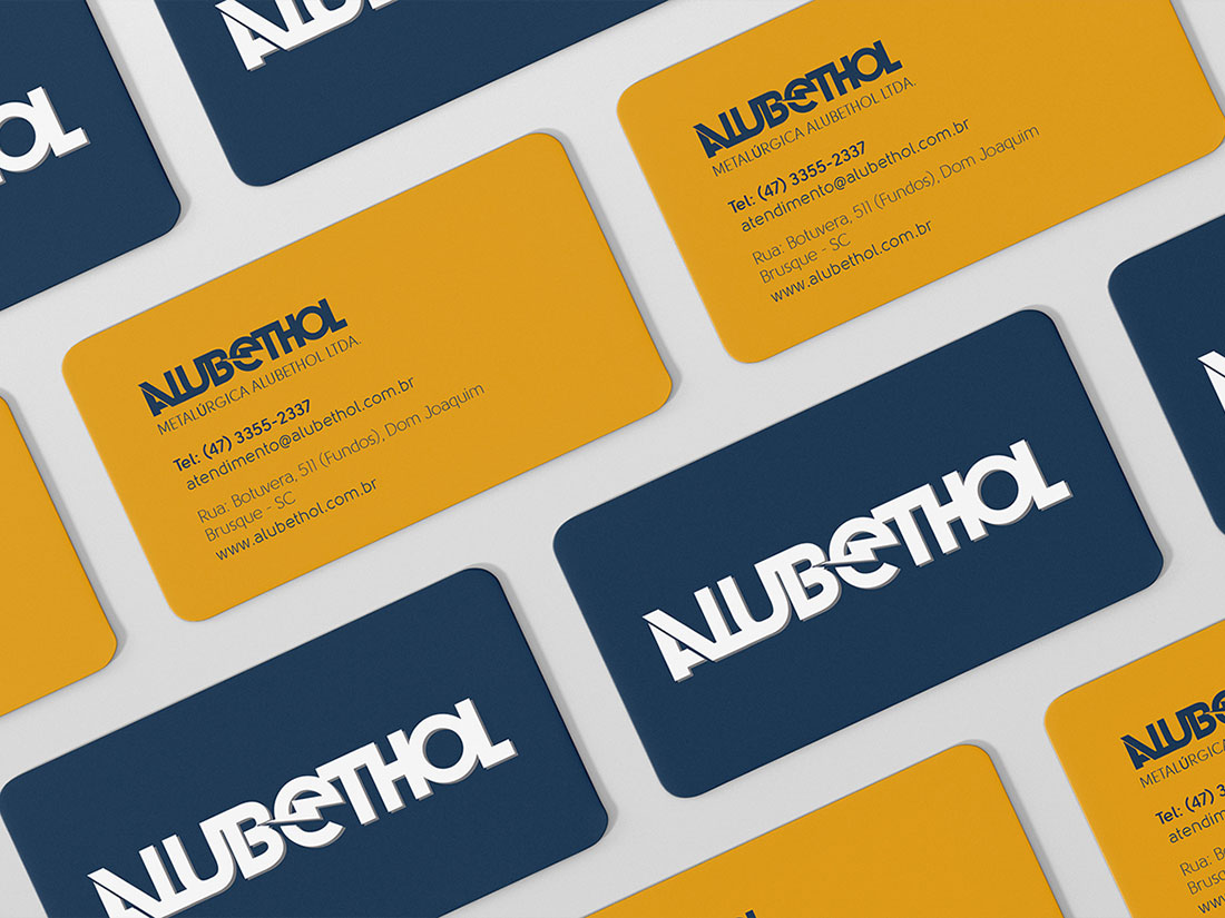 Criação de Logotipo e Identidade Visual para Metalúrgica Alubethol 3