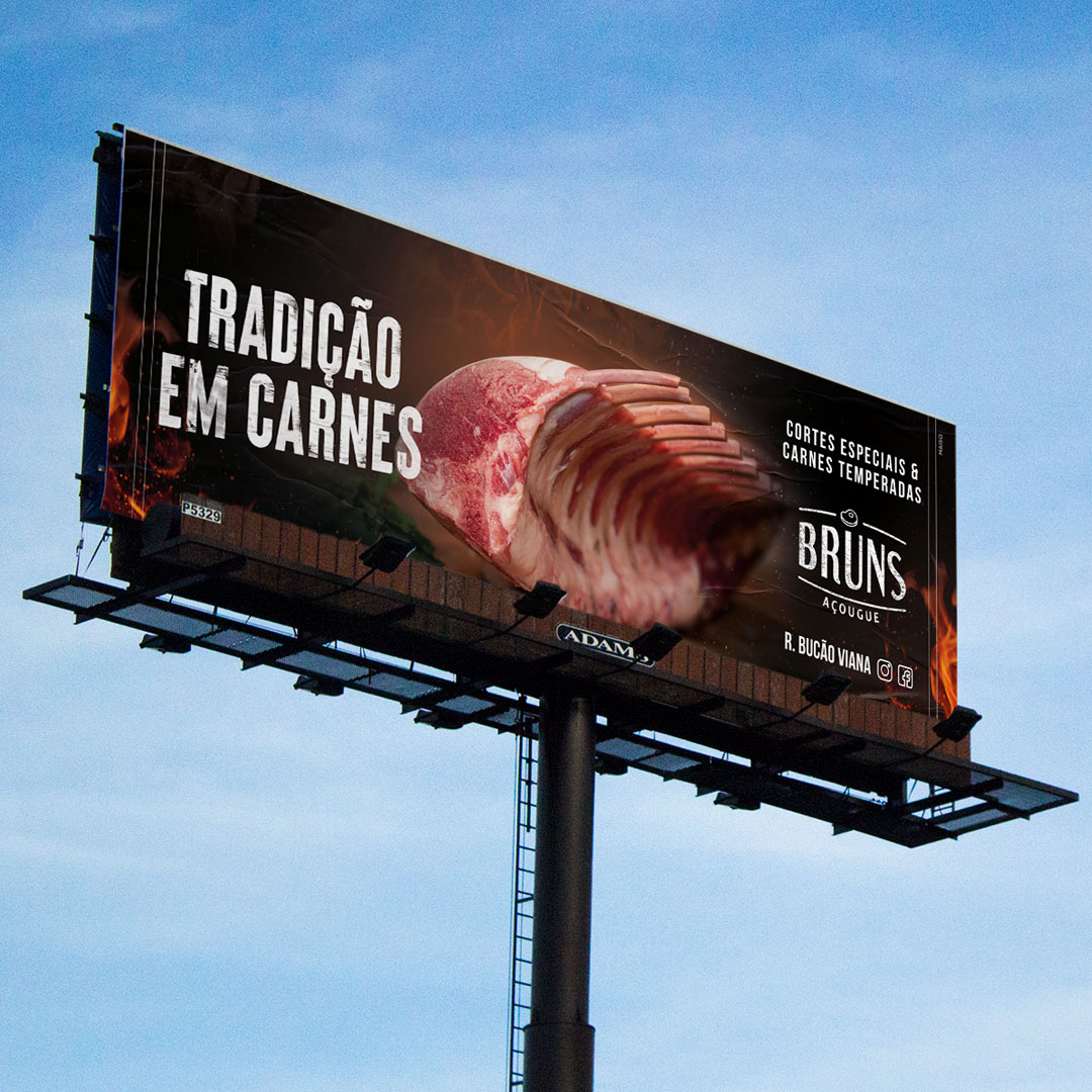 Campanha Tradição em Carnes para Açougue Bruns 4