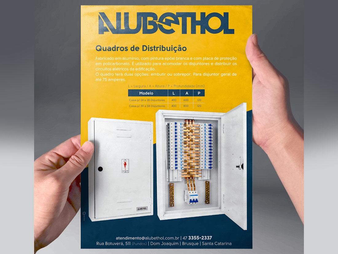 Criação de Logotipo e Identidade Visual para Metalúrgica Alubethol 4