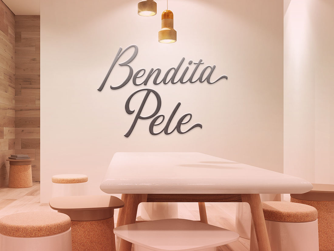 Criação de Logotipo para Bendita Pele 7