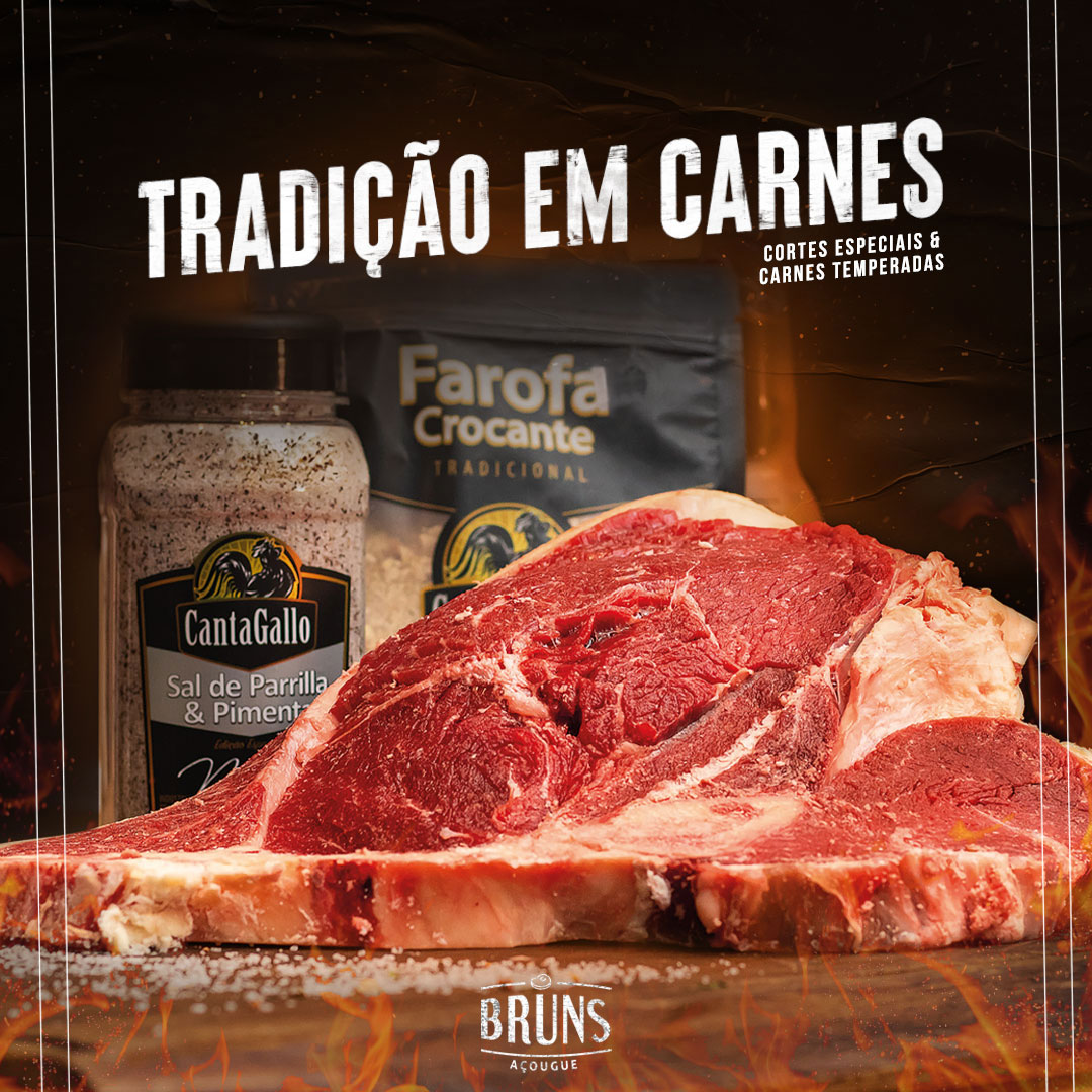 Campanha Tradição em Carnes para Açougue Bruns 2