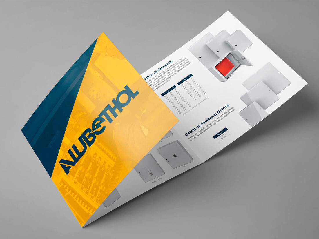 Criação de Logotipo e Identidade Visual para Metalúrgica Alubethol 1