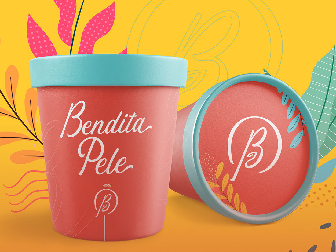 Criação de Logotipo para Bendita Pele 1