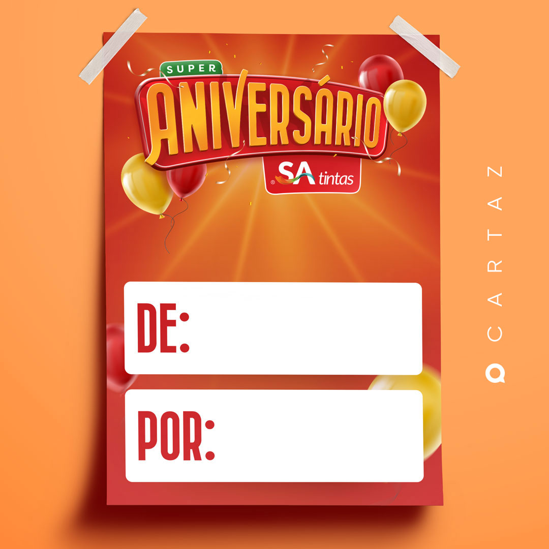 Super Aniversário SA Comércio de Tintas 4