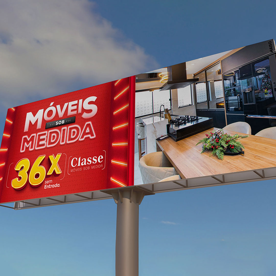 Campanha Móveis sob Medida em 36x para Classe Móveis 1