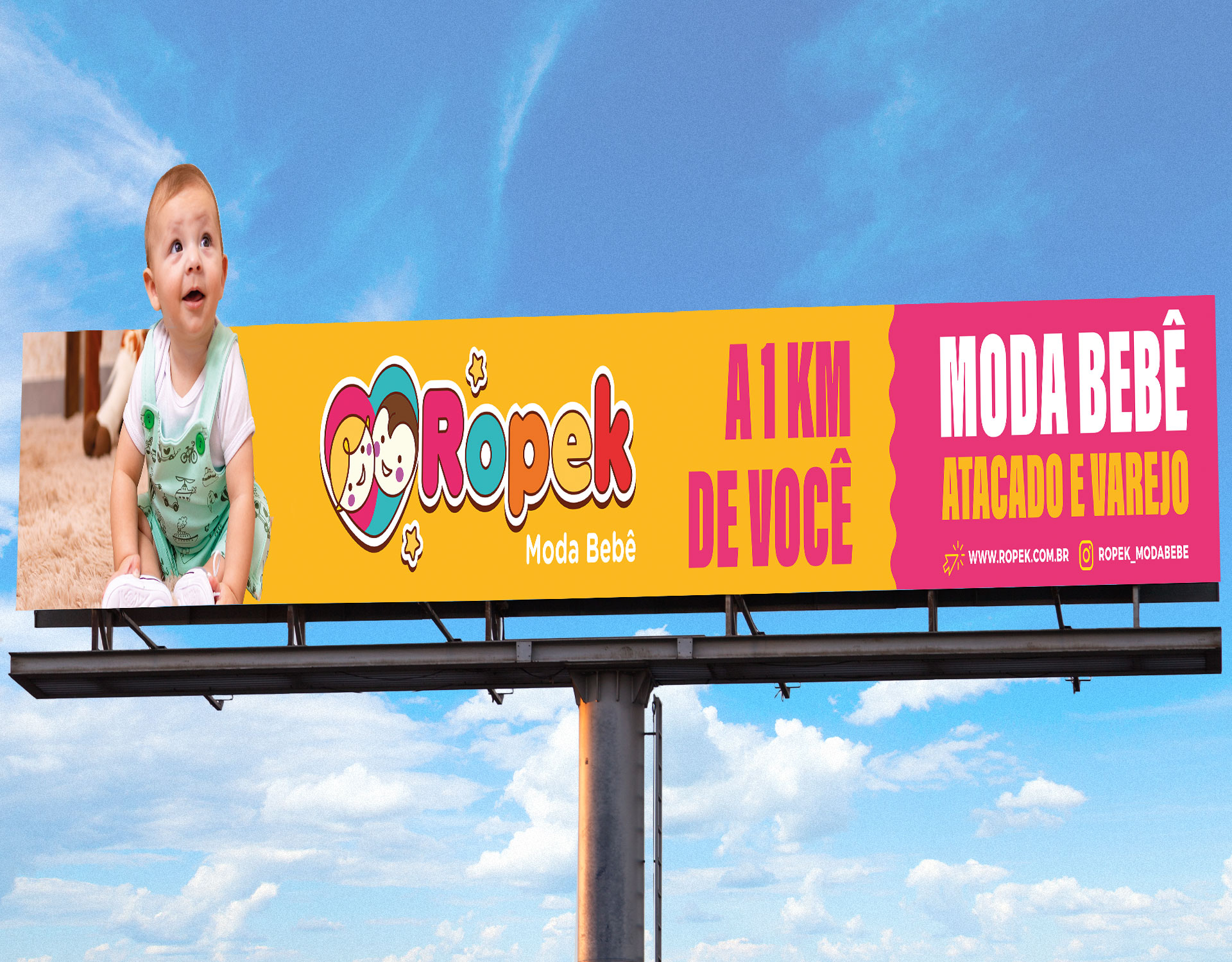 Mega Outdoor para Ropek Moda Bebê