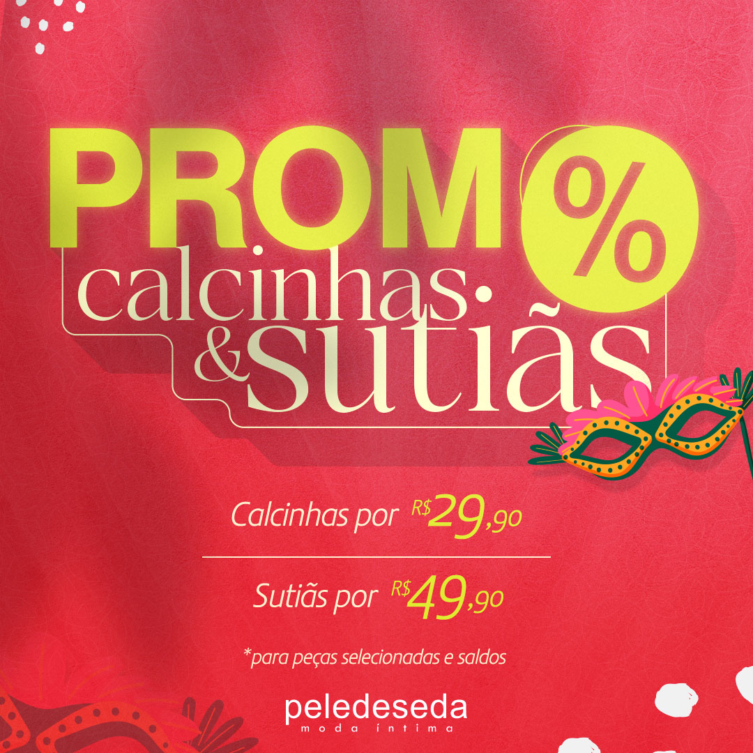 Promoção de Calcinhas e Sutiã para Pele de Seda 1