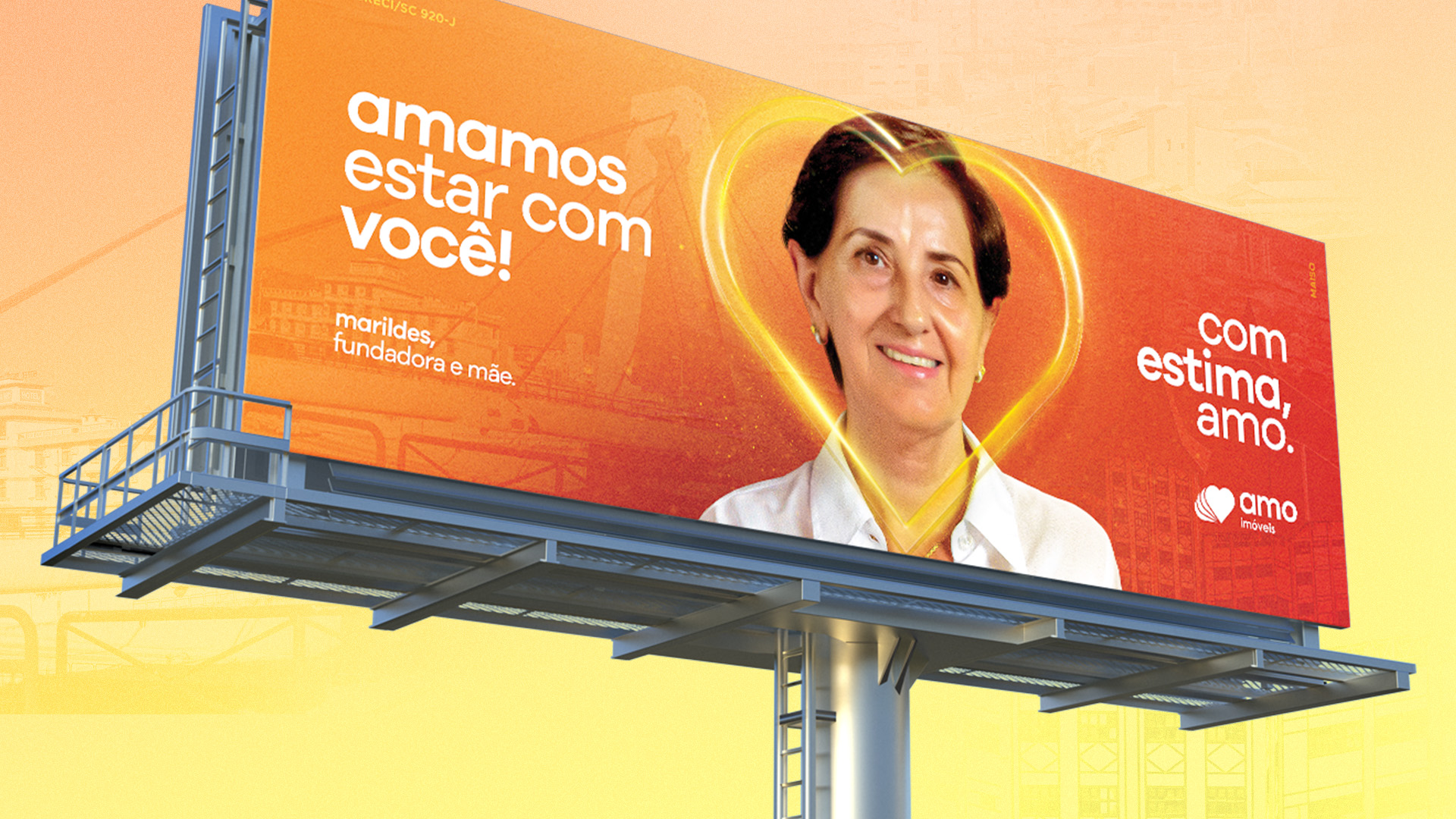 Fotos Profissionais e Criação de Artes para Outdoor da Imobiliária AMO 2