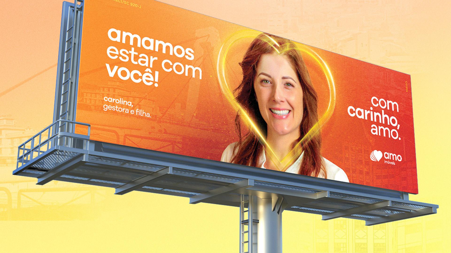 Fotos Profissionais e Criação de Artes para Outdoor da Imobiliária AMO 4